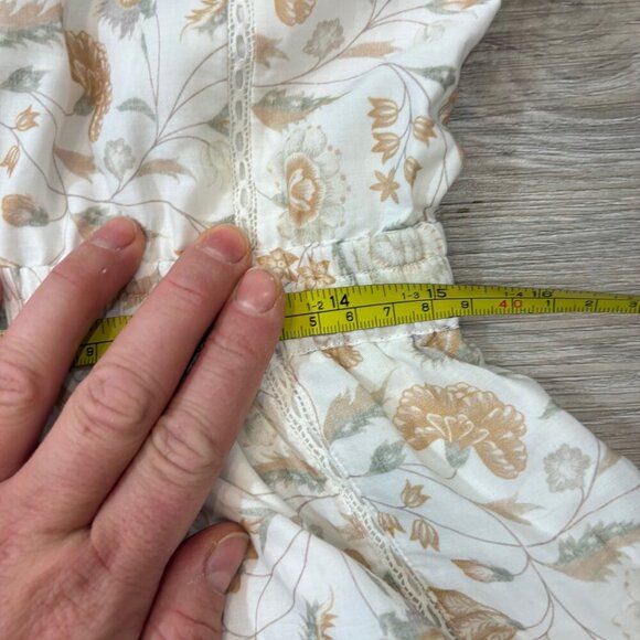 Little Moon Milos Dress Fit-and-flare tiered dress Cotton sz L - Picture 9 of 11